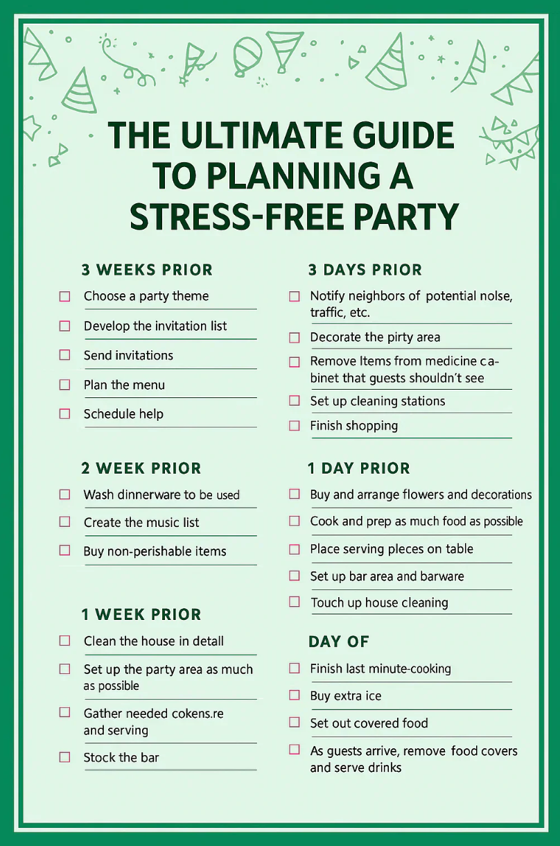 The Ultimate Guide to Planning a Stress-Free Party