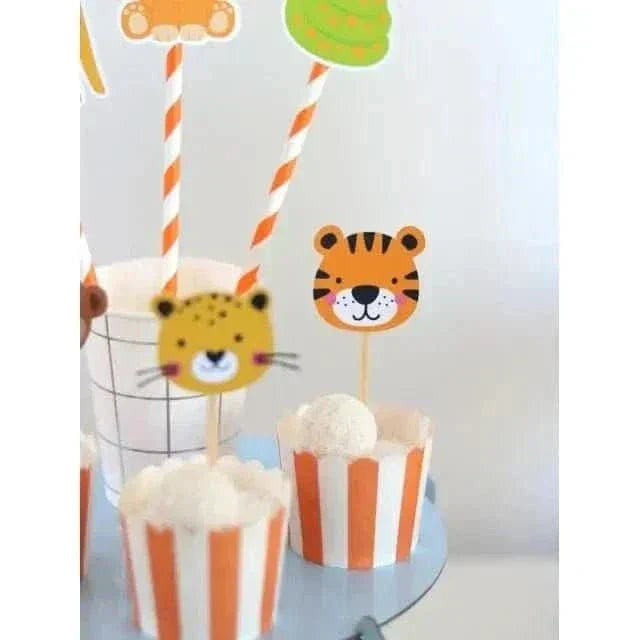 Cupcake Toppers – Set of 10 Decorative Picks - Waydiy