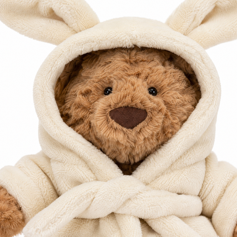 Barcelona Bear Bathrobe Plush Toy – 28cm