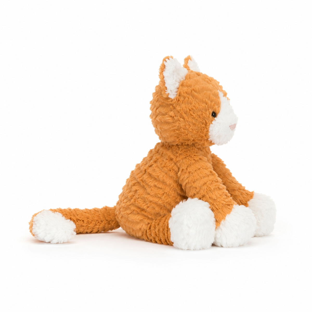 Wavy Hair Cat Plush Toy – 23 cm