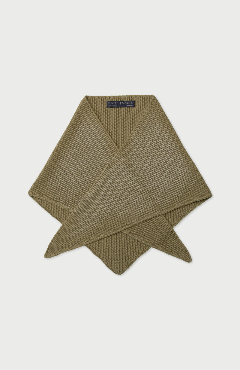 Cotton Textured Triangle Scarf