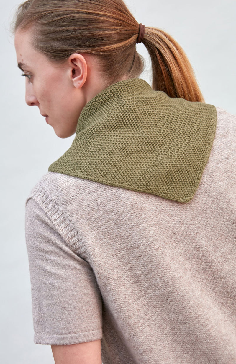 Cotton Textured Triangle Scarf
