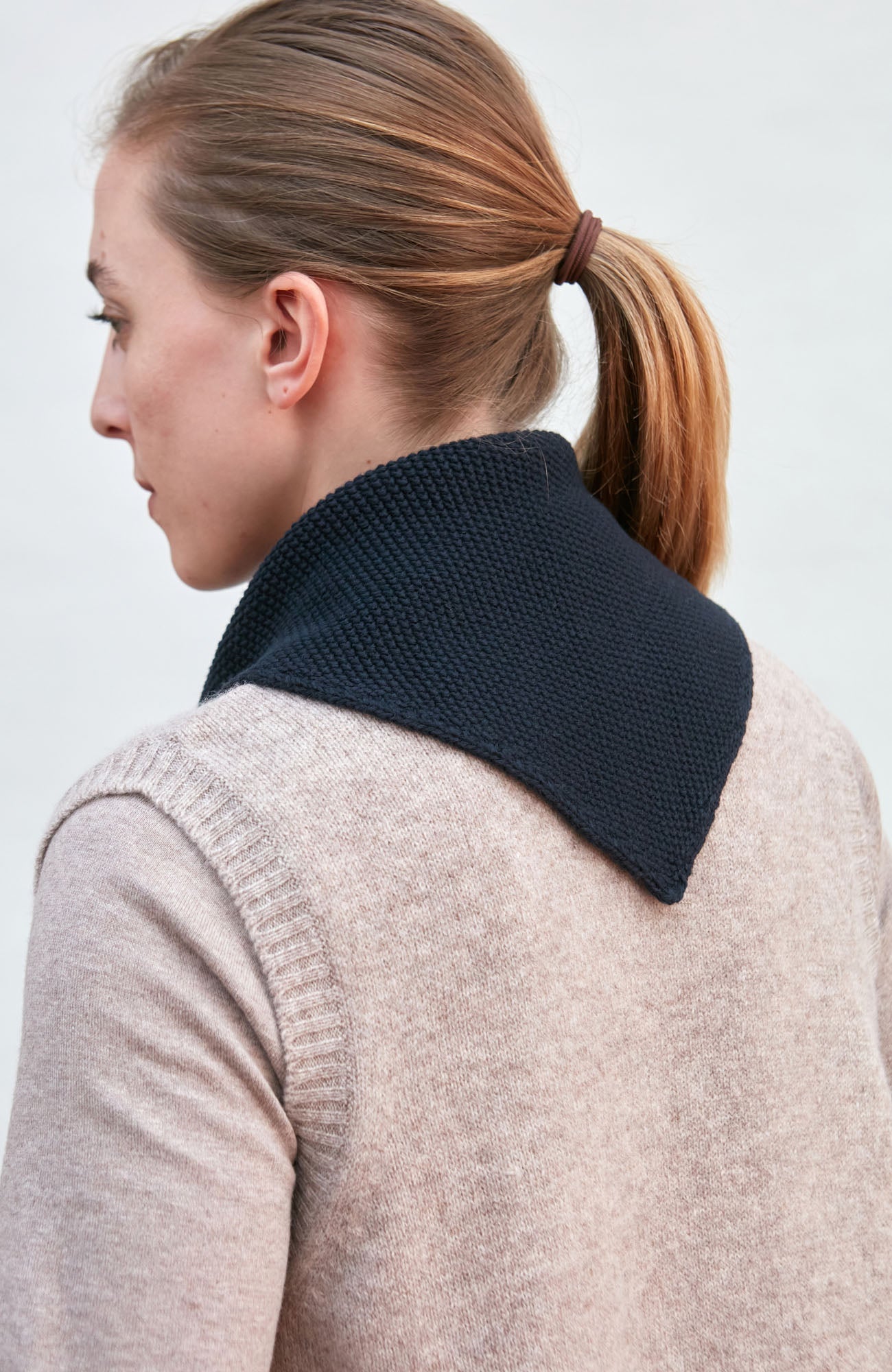 Cotton Textured Triangle Scarf