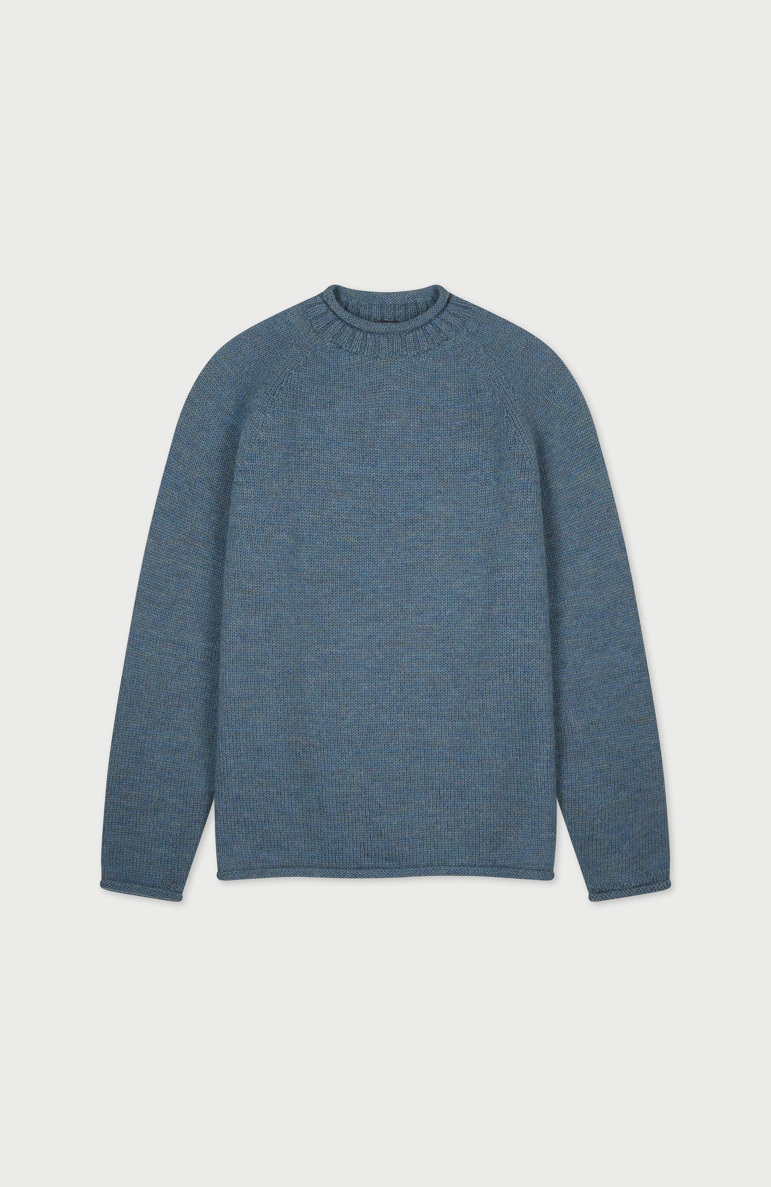 Mens British Wool Fishermans Crew Neck Jumper