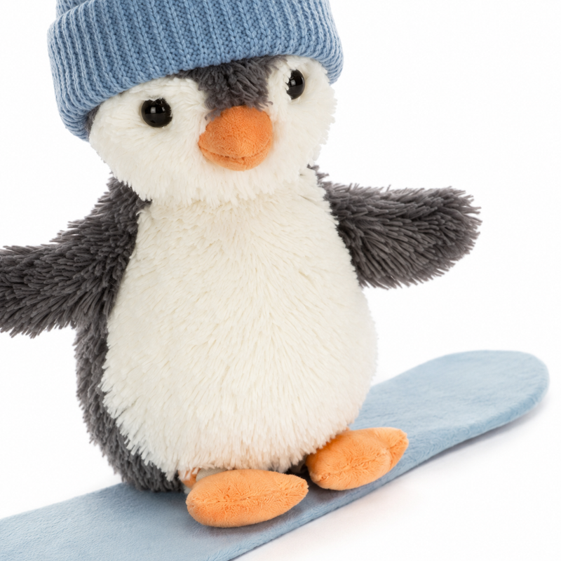 Skateboard Penguin Plush Doll – 12 cm