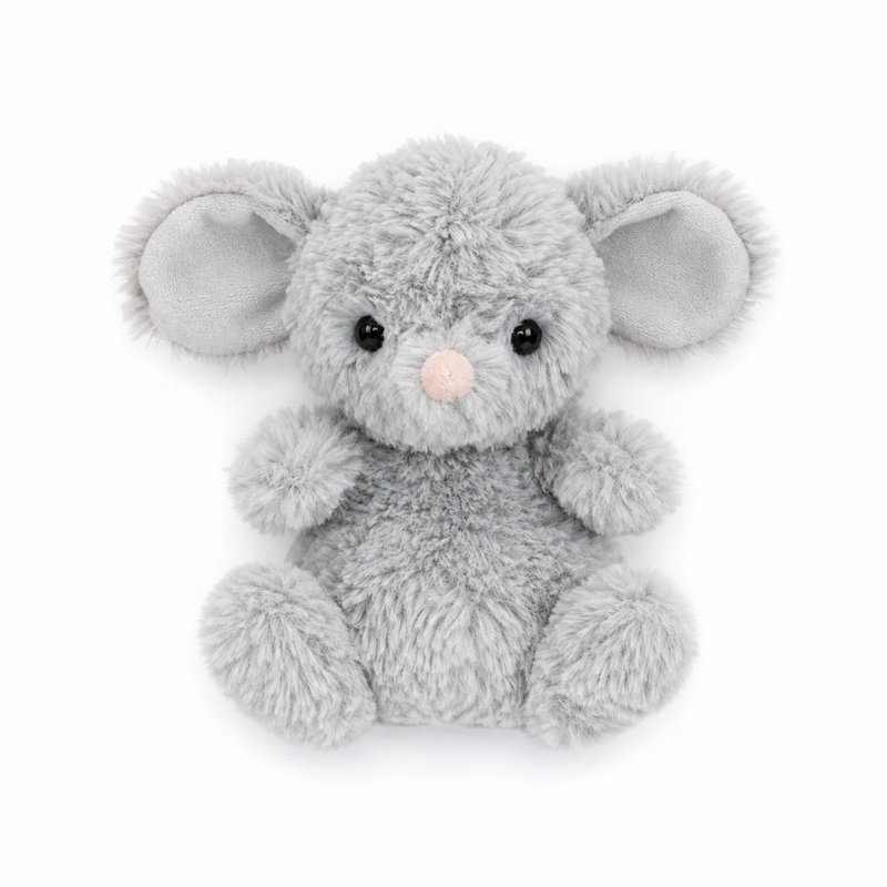 Gray Mouse Plush Toy – 15cm
