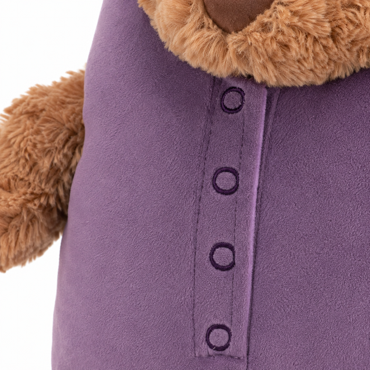 Eggplant Barcelona Bear Plush Toy – 26cm