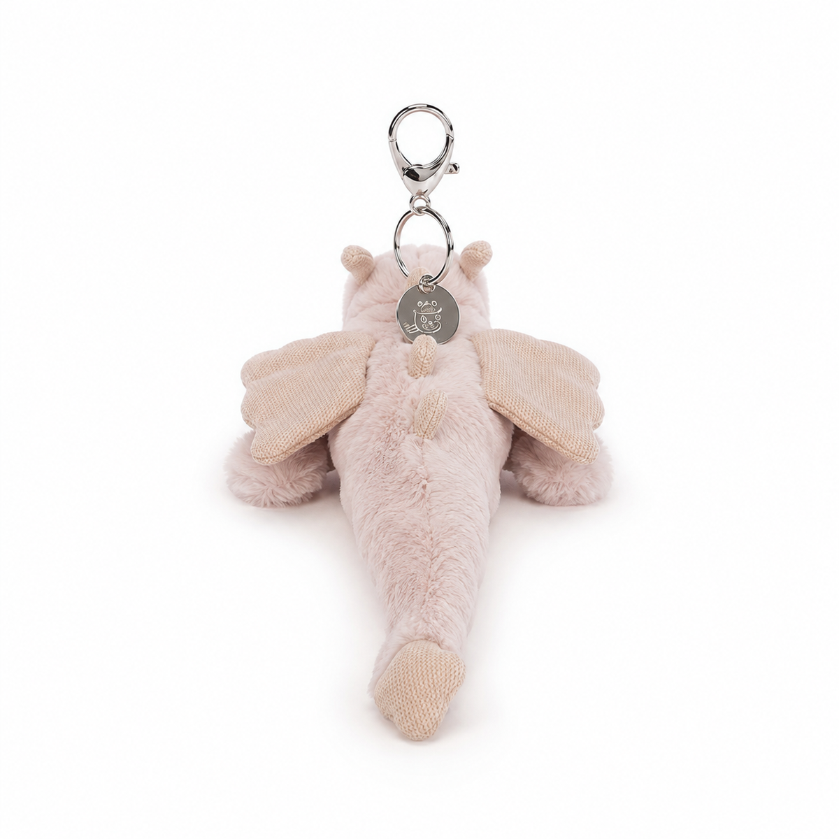 Pink Dragon Plush Pendant – 15cm