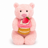 Strawberry Pink Bear Plush Toy