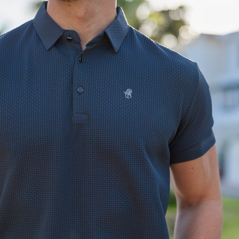 Soffice Men's Short Sleeve Polo Shirt – Casual Slim Fit