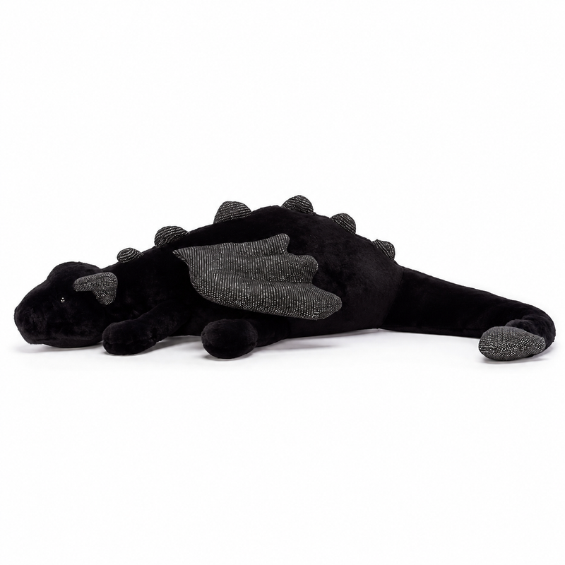 Black Dragon Plush Toy – 88cm