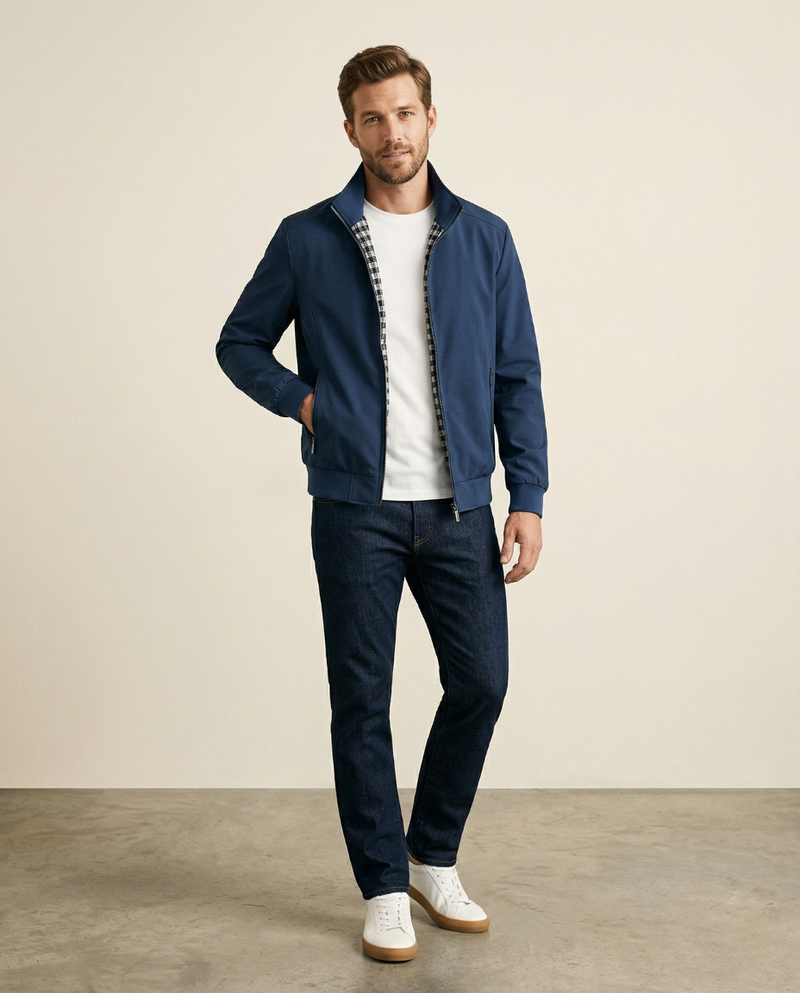 Bomber Jacket Refined Coastal