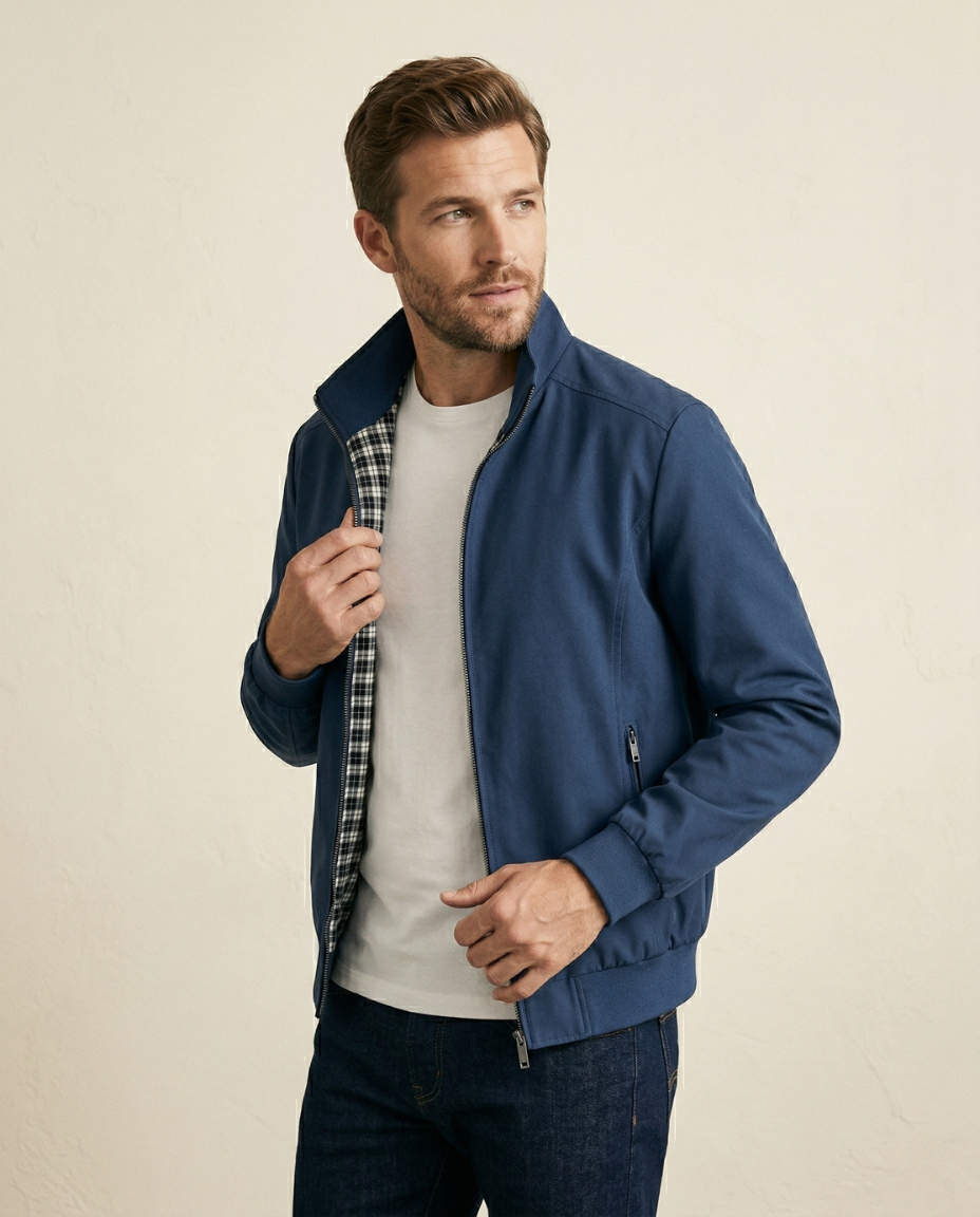 Bomber Jacket Refined Coastal