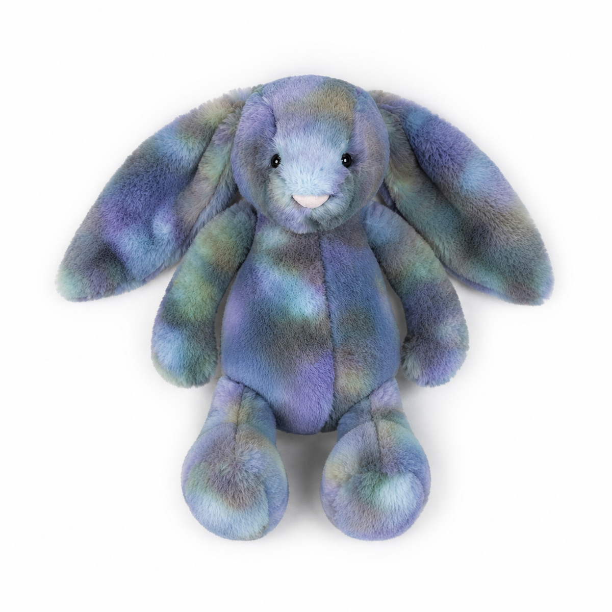 Blue-Green Tie-Dye Rabbit Plush Toy – 31cm