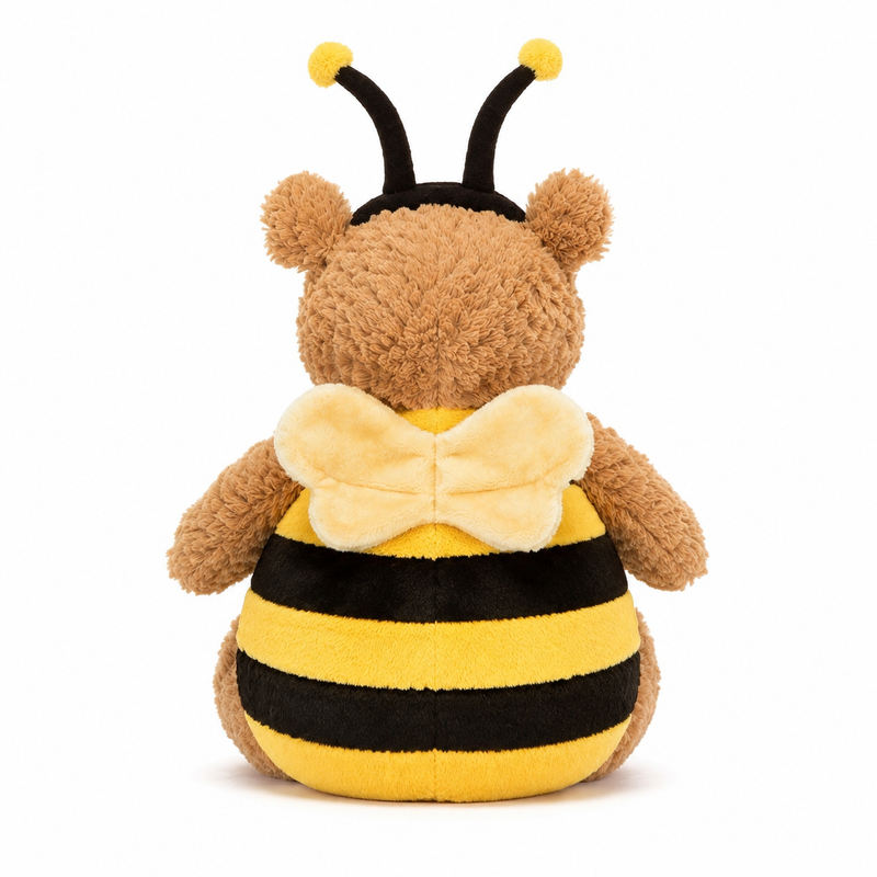 Barcelona Bear Bee Plush Toy – 26cm