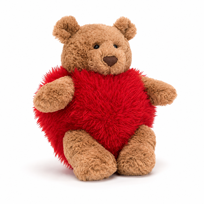 Red Heart Bear Plush Toy