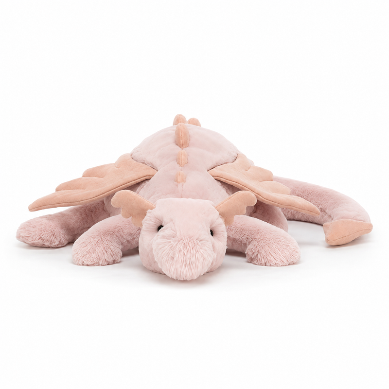 Pink Dragon Plush Toy – 88cm