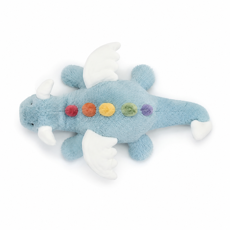 Sky Dragon Blue Plush Toy – 88 cm