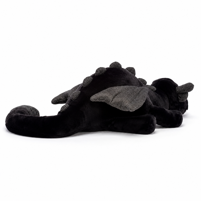 Black Dragon Plush Toy – 88cm