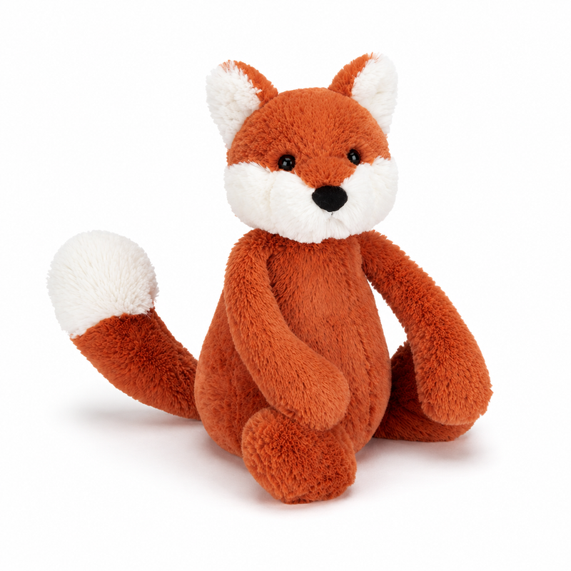 Shy Fox Plush Toy – 31 cm