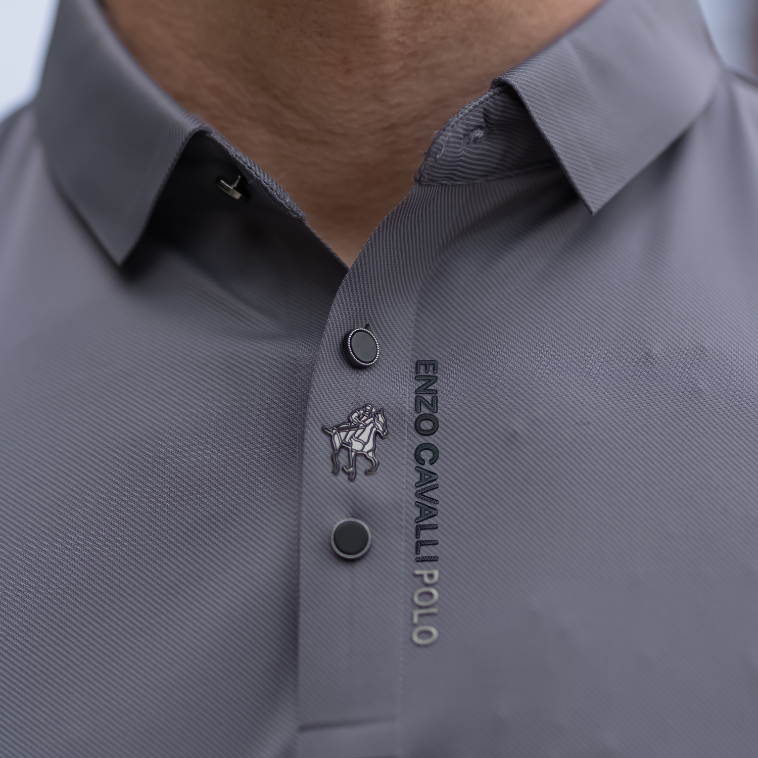 Cavaliere Men's Short Sleeve Polo Shirt – Breathable Slim Fit