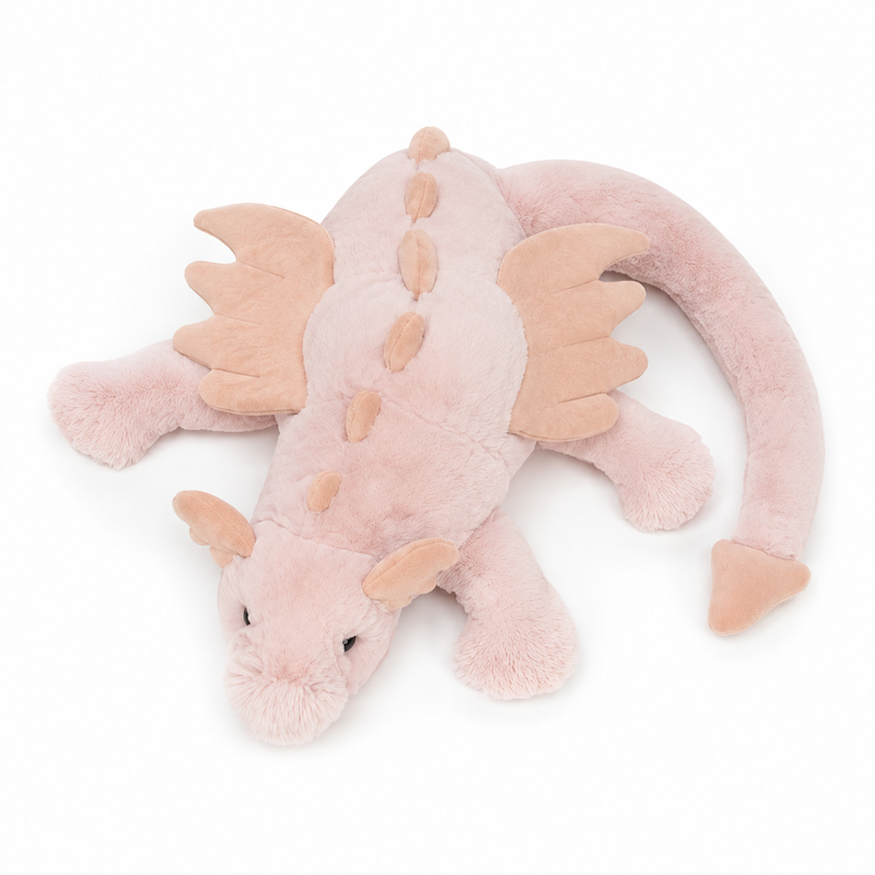 Pink Dragon Plush Toy – 50cm