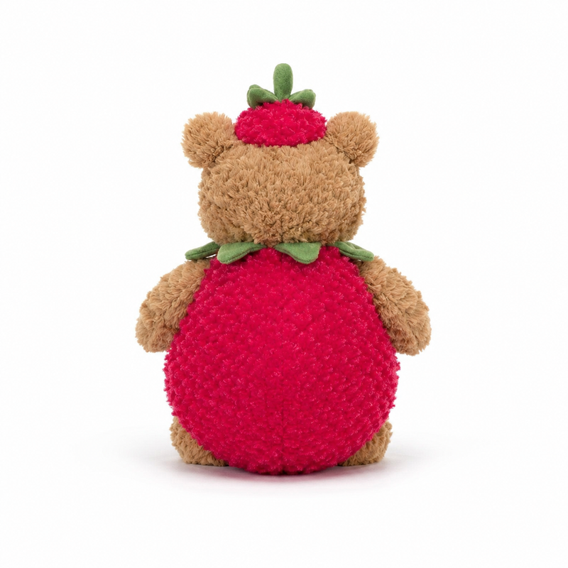 Strawberry Barcelona Bear Plush Toy – 26cm