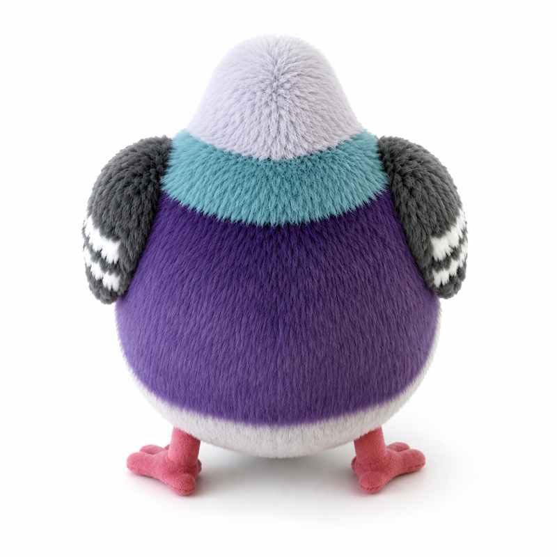 Leicester Pigeon Plush Toy – 20cm
