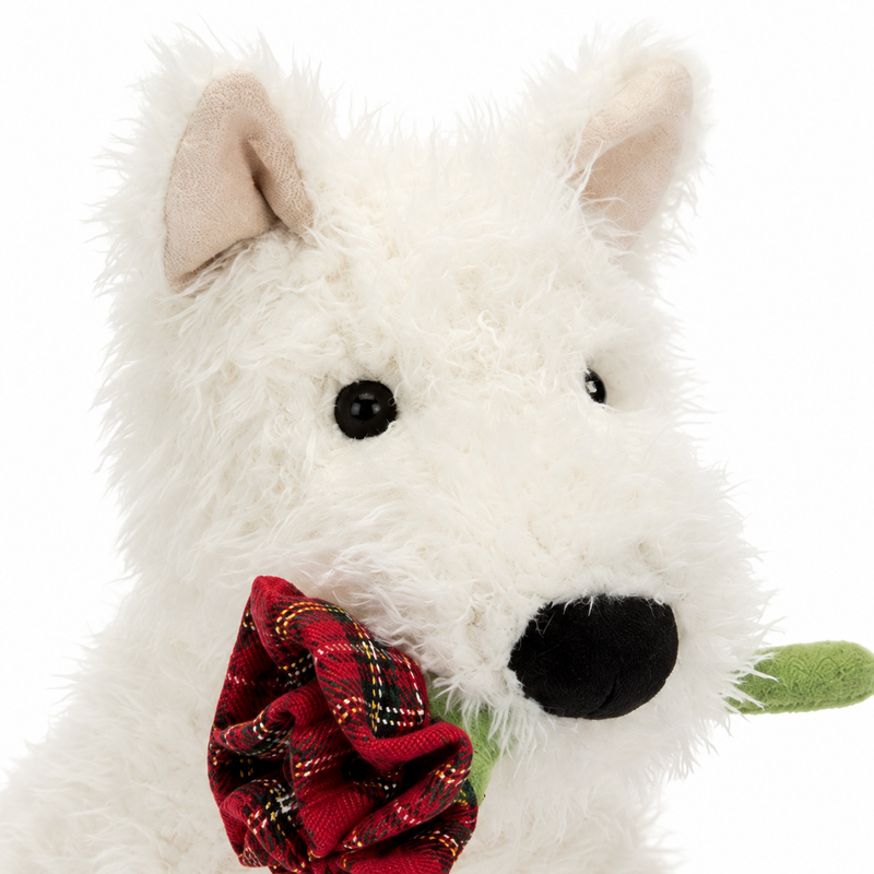 Confession Rose West Highland Dog Plush Toy – 25 cm