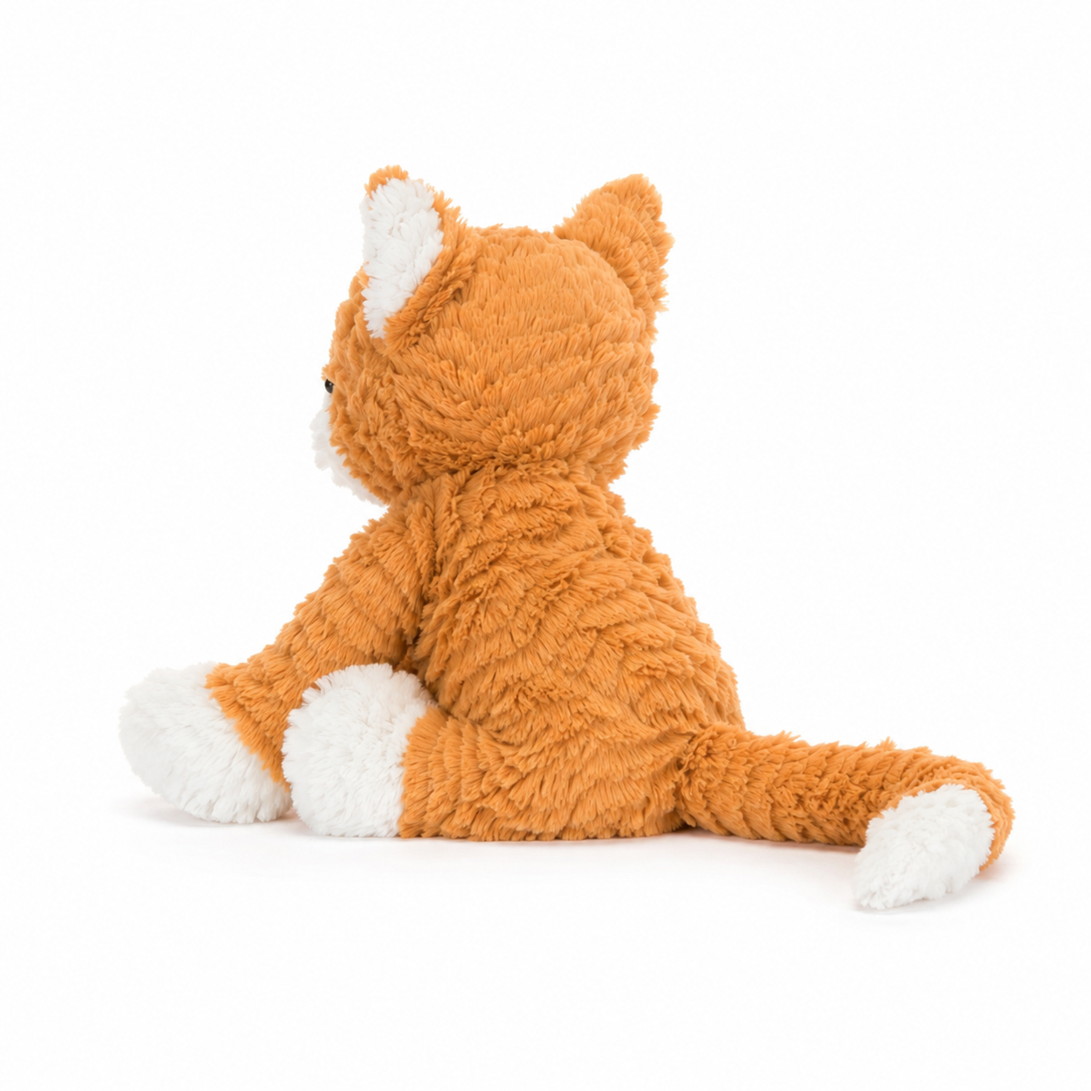 Wavy Hair Cat Plush Toy – 23 cm