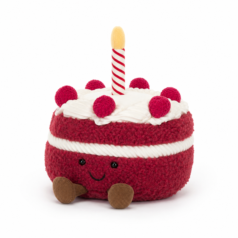 Red Velvet Cake Plush Toy