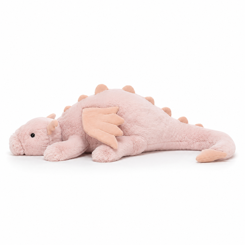 Pink Dragon Plush Toy – 88cm