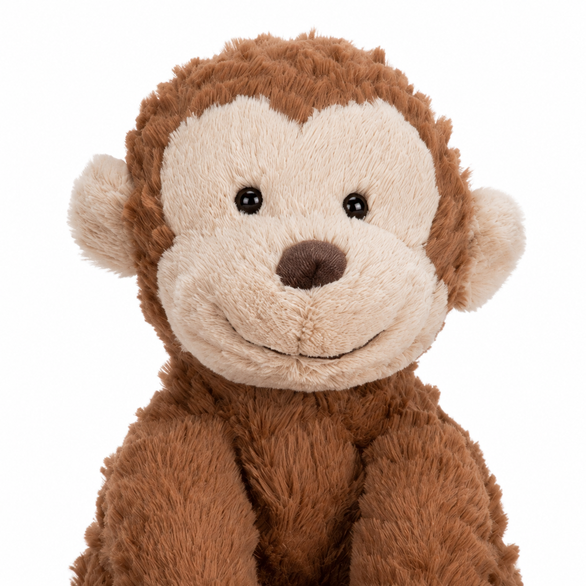 Wavy-Haired Monkey Plush Toy – 23 cm
