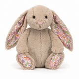 Brown Floral Bonnie Rabbit Plush Toy – 31cm