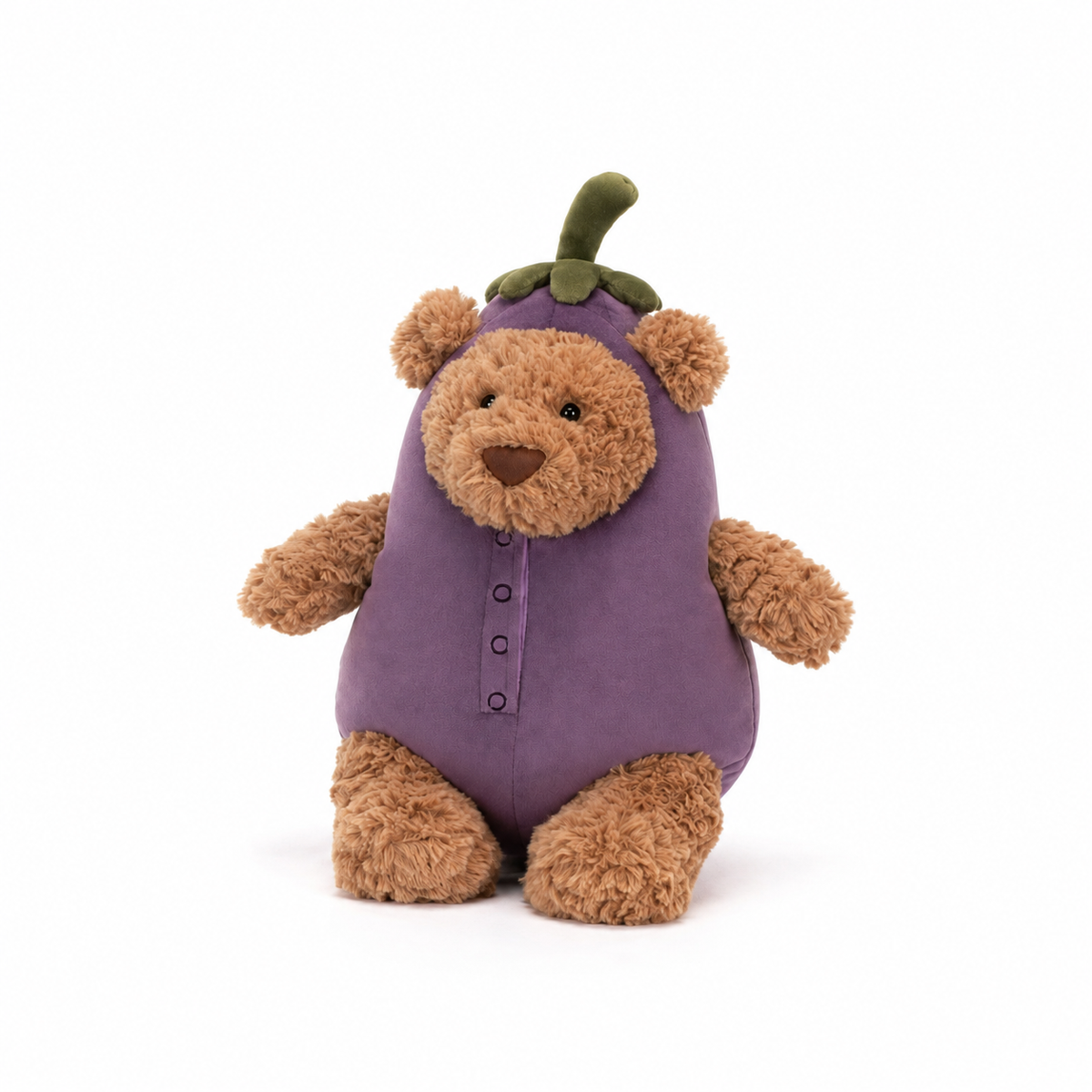 Eggplant Barcelona Bear Plush Toy – 26cm