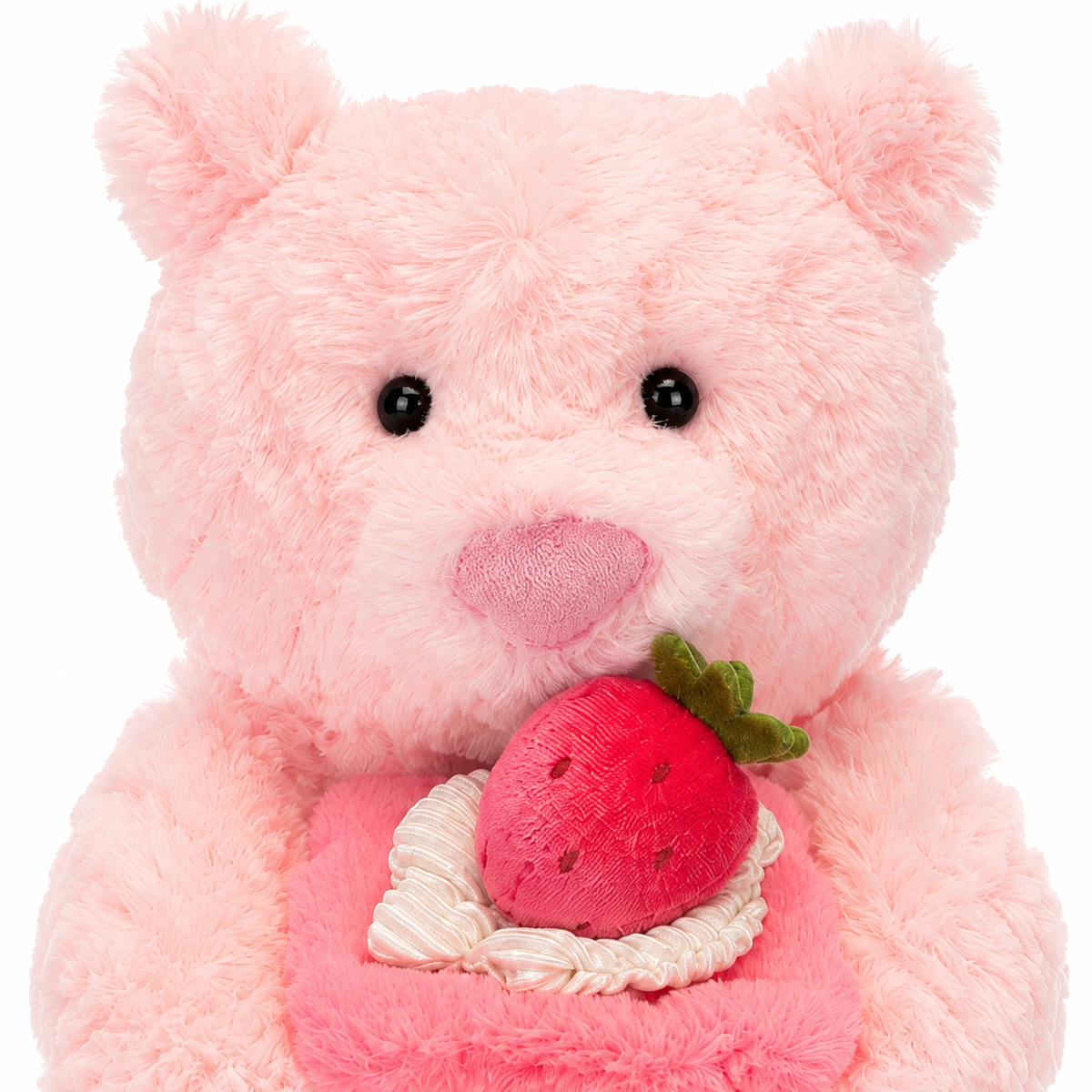 Strawberry Pink Bear Plush Toy