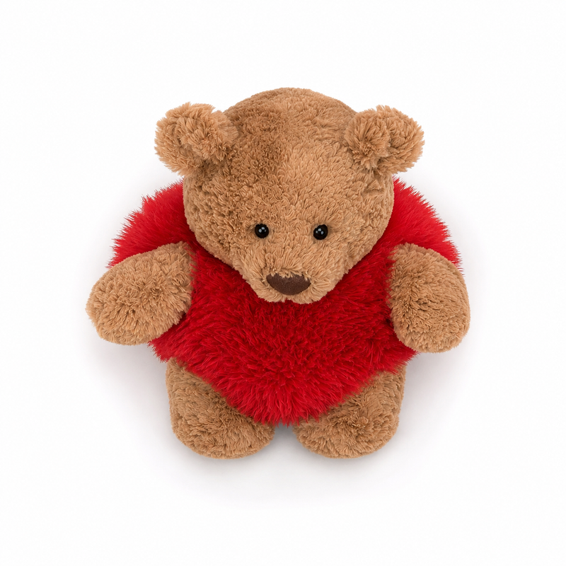 Red Heart Bear Plush Toy