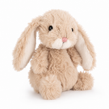 Beige Long-Ear Bunny Plush Toy – 15cm