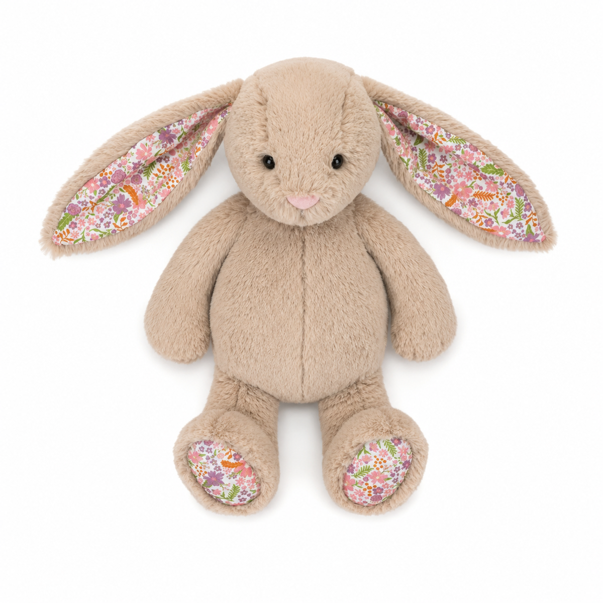Brown Floral Bonnie Rabbit Plush Toy – 31cm