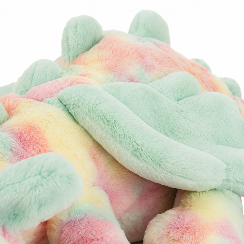 Rainbow Dragon Plush Toy – 66 cm