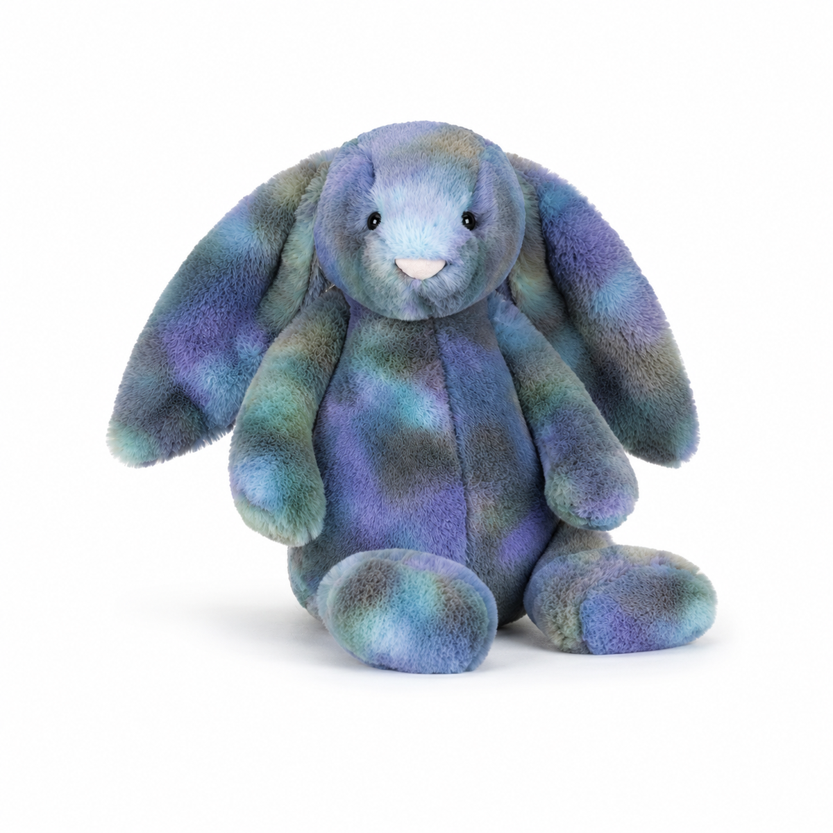 Blue-Green Tie-Dye Rabbit Plush Toy – 31cm
