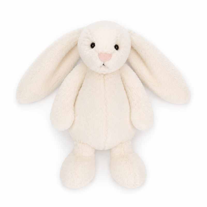 White Bonnie Rabbit Plush Toy – 40cm