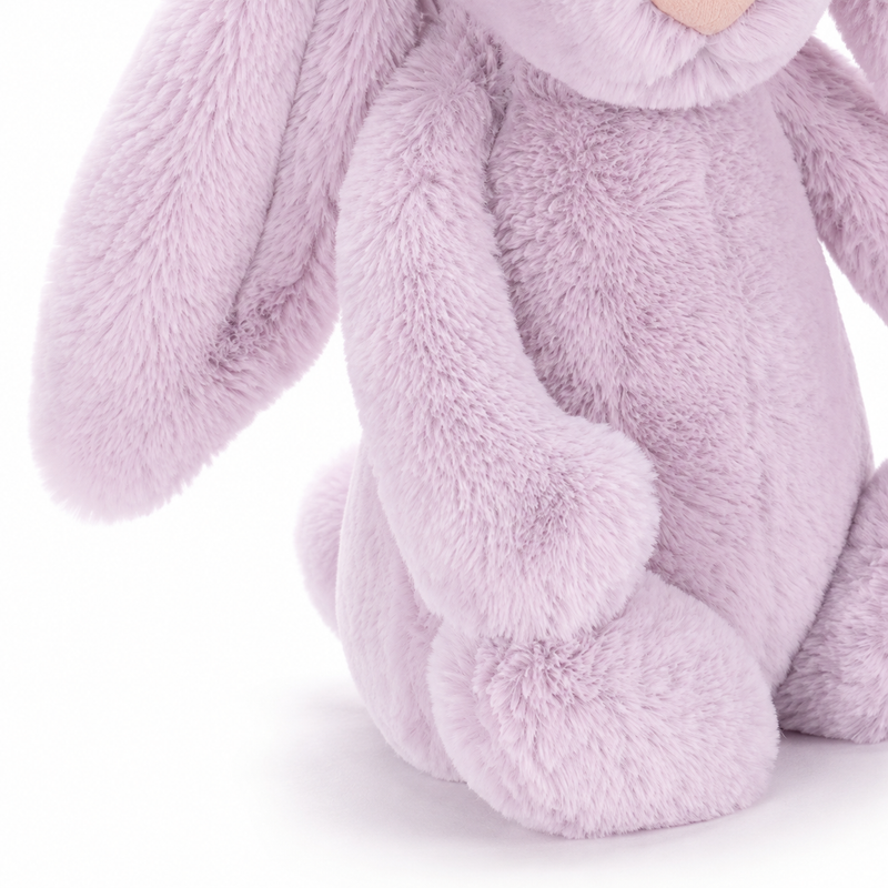 Purple Long-Ear Bunny Plush Toy – 40cm