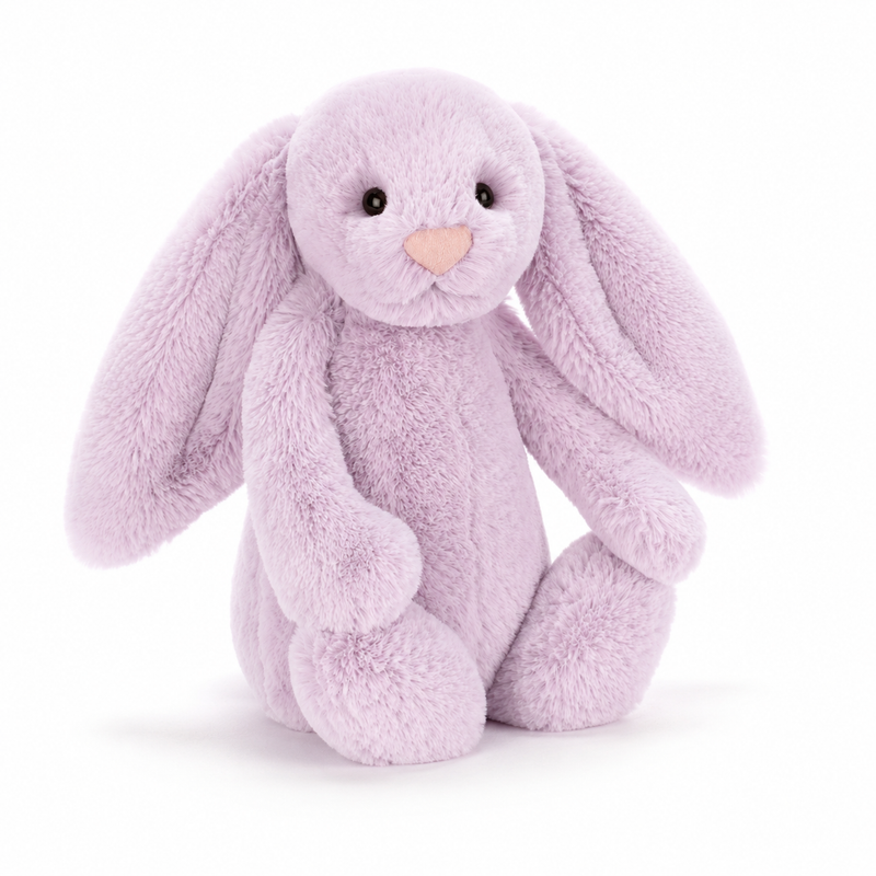Purple Long-Ear Bunny Plush Toy – 40cm