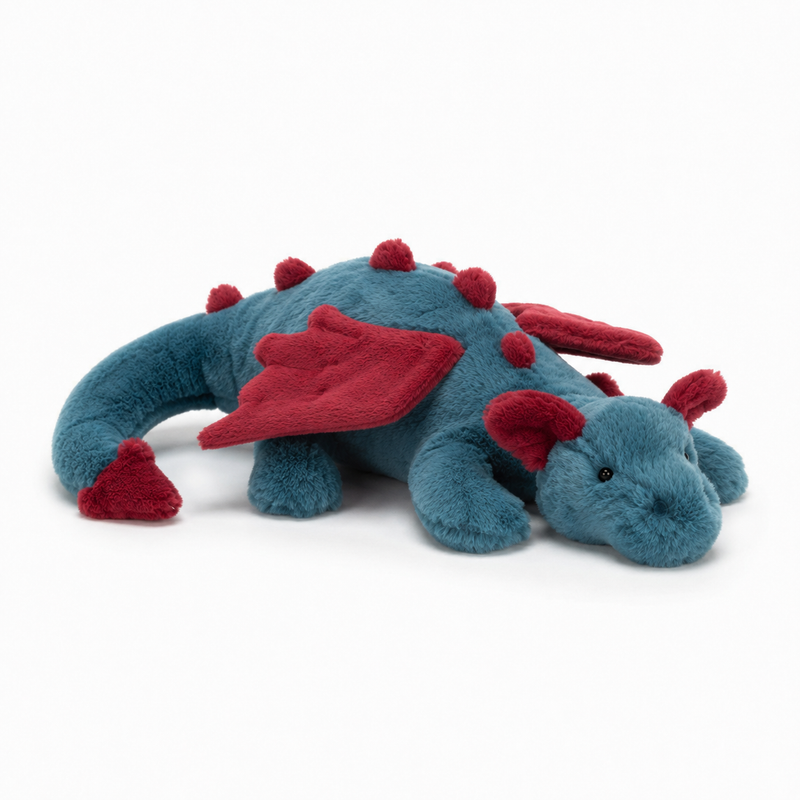 Blue Dragon Plush Toy – 50 cm