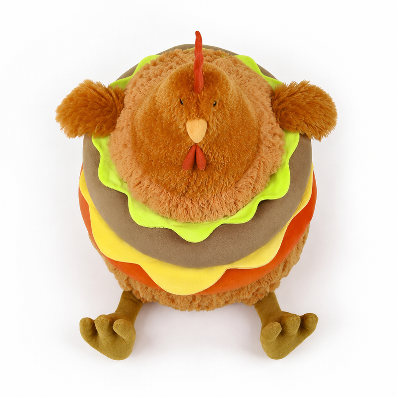 Burger Cecil Chicken Plush Doll