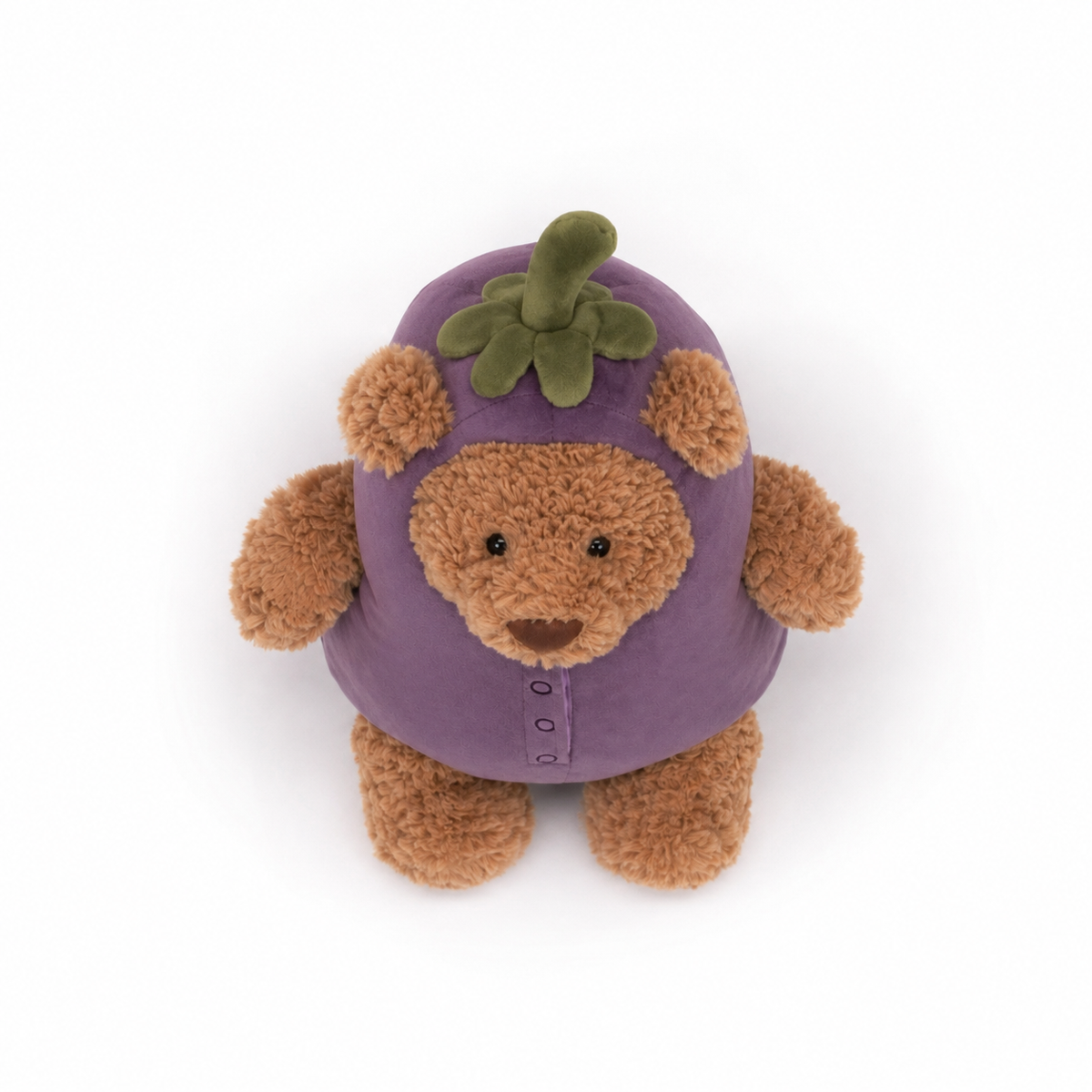 Eggplant Barcelona Bear Plush Toy – 26cm