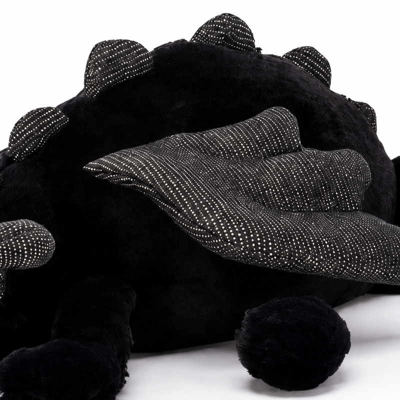 Black Dragon Plush Toy – 88cm