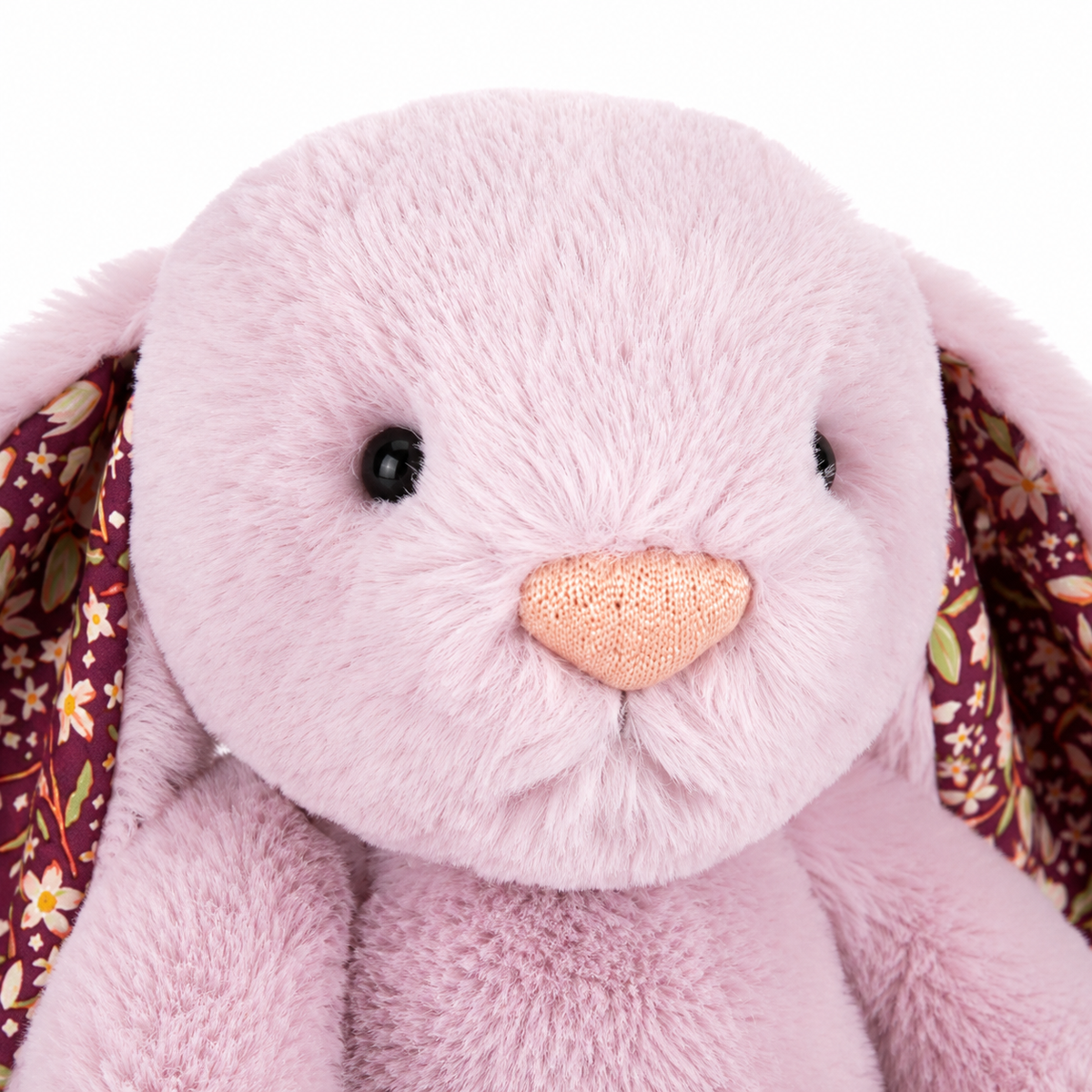 Pink Floral Bonnie Bunny Plush Toy – 31cm