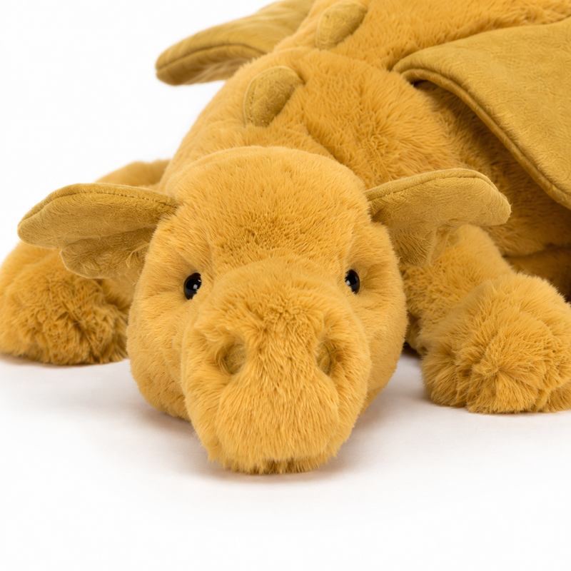 Golden Dragon Plush Toy – 50 cm